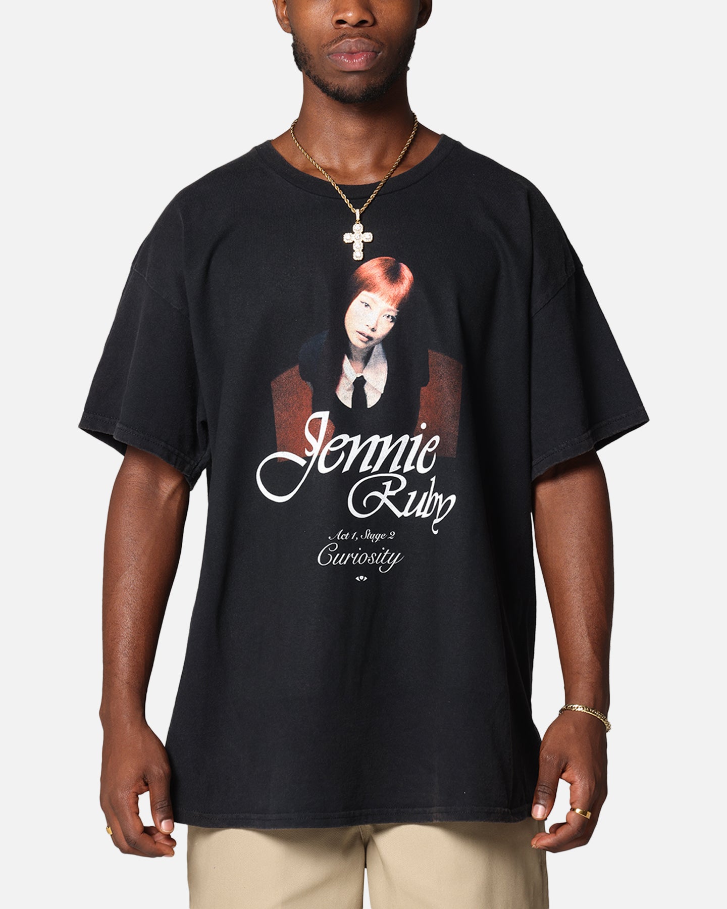Jennie Ruby Curiosity T-Shirt Black Vintage | Culture Kings NZ