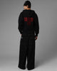 Loiter Drop Out Zip Hoodie Black