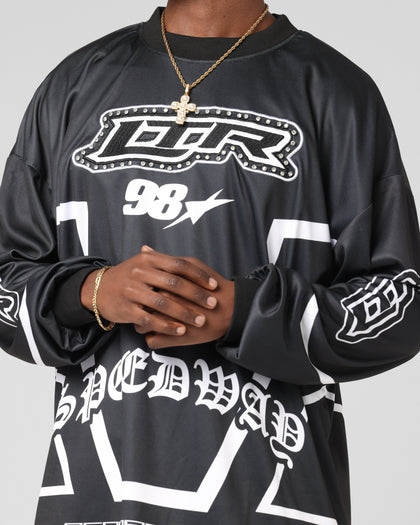 Loiter Thrill Racing Long Sleeve T-Shirt Black