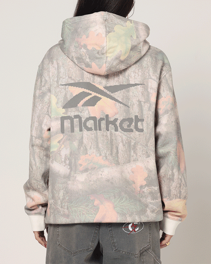 Reebok X Market All Over Print Hoodie Real Tree Camo