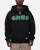 X-Large Mark Zip Through Hoodie Black