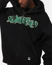 X-Large Mark Zip Through Hoodie Black