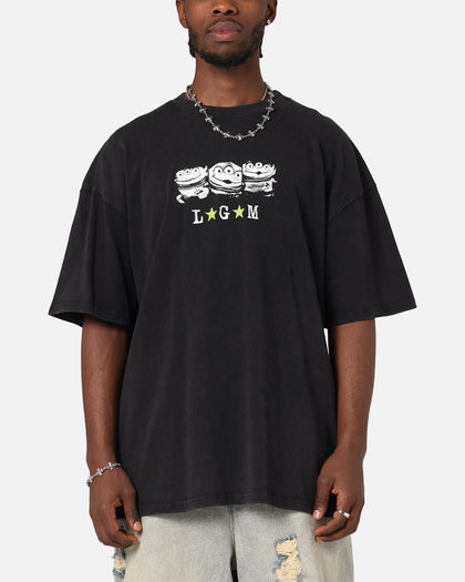 73Studio Disney Pixar Toy Story Little Green Men Vintage T-Shirt Black Acidwash