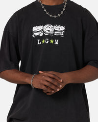73Studio Disney Pixar Toy Story Little Green Men Vintage T-Shirt Black Acidwash
