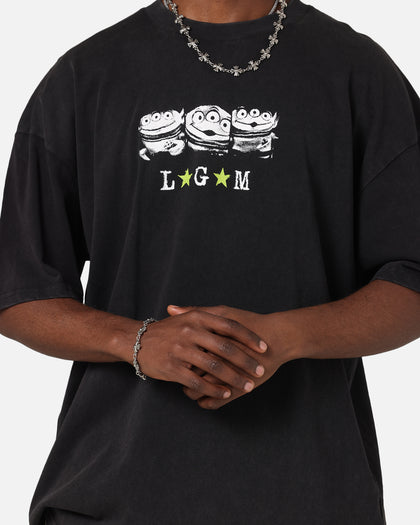 73Studio Disney Pixar Toy Story Little Green Men Vintage T-Shirt Black Acidwash