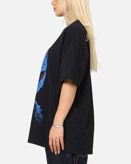 American Thrift X Sesame Street Grover Grail Heavy T-Shirt Black