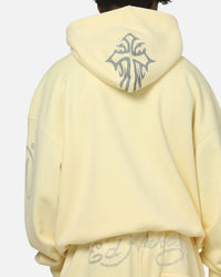 Ed Hardy Trinity Zip Hoodie Butter Yellow