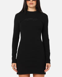 Ed Hardy Women's Revenge Long Sleeve Dress Black