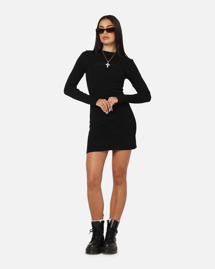chinese dress ladies Ed Hardy Women's Revenge Long Sleeve Dress Black