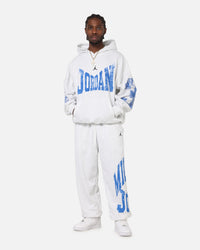 Jordan Brooklyn Collegiate Pullover Hoodie Birch Heather Grey