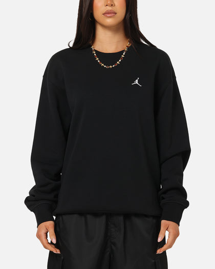 Jordan Brooklyn Fleece Crewneck Black/White