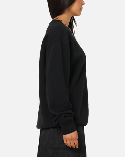 Jordan Brooklyn Fleece Crewneck Black/White