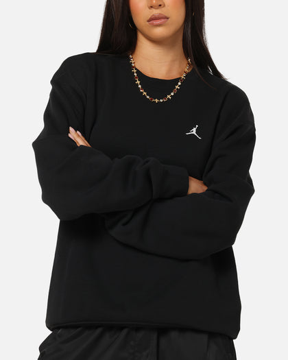 Jordan Brooklyn Fleece Crewneck Black/White