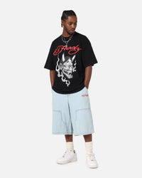 Ed Hardy Flash Demon T-Shirt Black