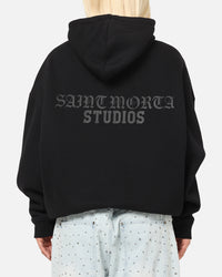 Saint Morta Studios Boxy Hoodie Black