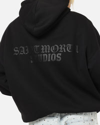 Saint Morta Studios Boxy Hoodie Black