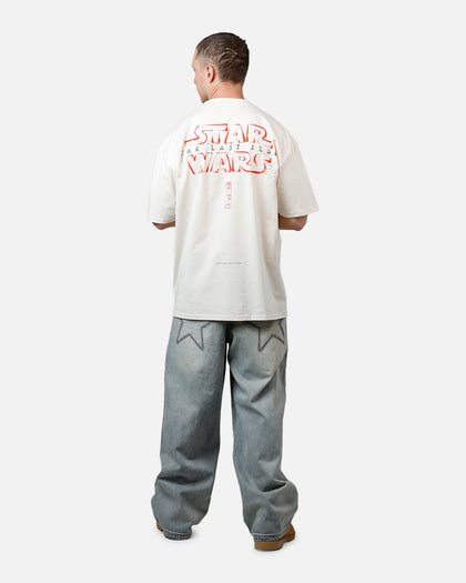 73Studio Star Wars Takumi Last Jedi Vintage T-Shirt Off White