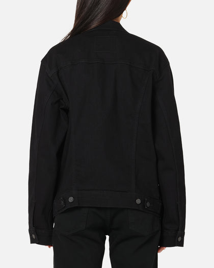 Levi Strauss And Co Denim Trucker Jacket Black