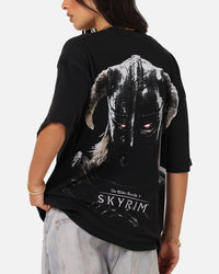 73Studio X The Elder Scrolls V: Skyrim '11 Dragonborn Vintage T-Shirt Black Acidwash