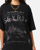 73Studio X The Elder Scrolls V: Skyrim Alduin Vintage T-Shirt Black Acidwash
