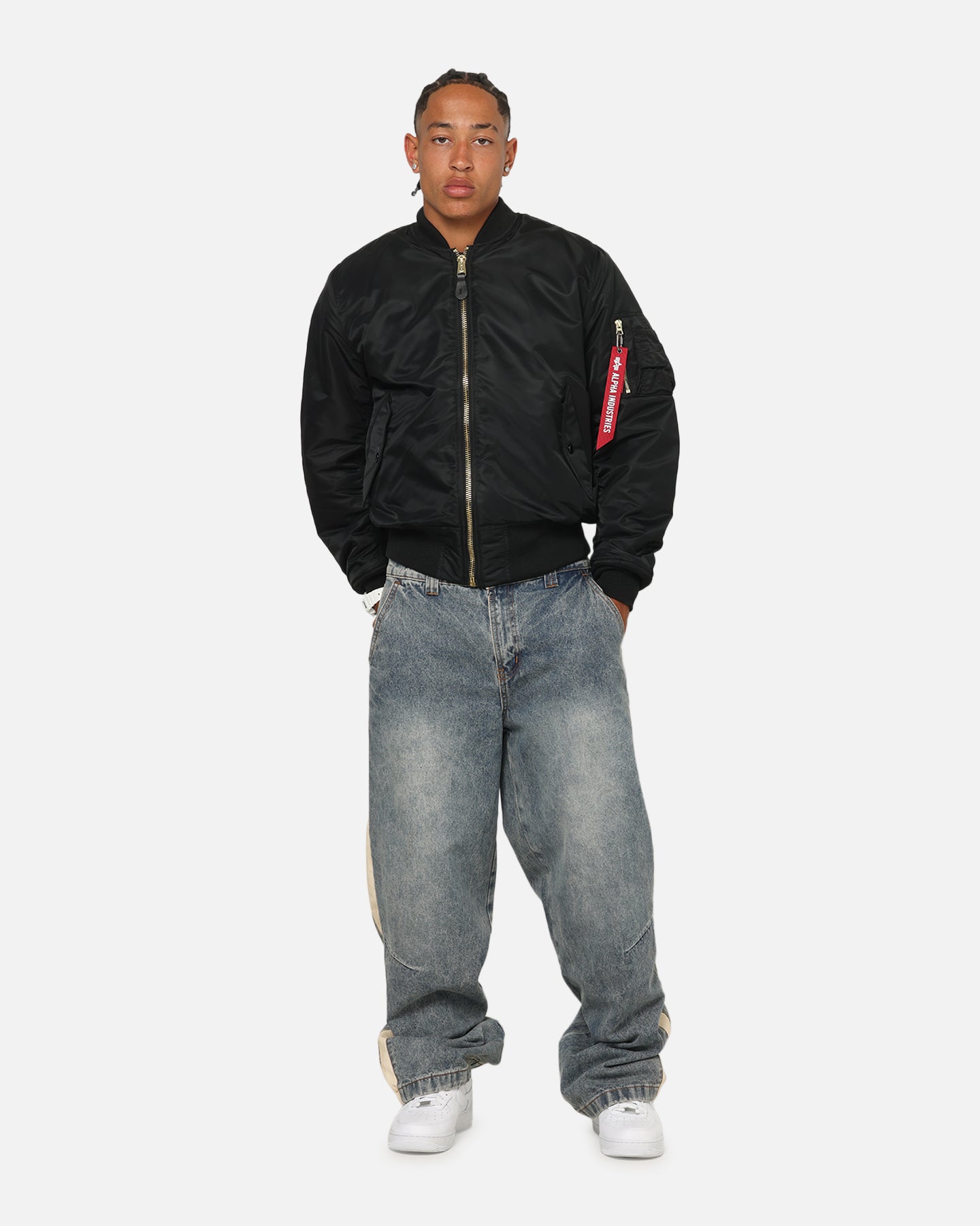 Alpha Industries Alpha MA-1 Flight Jacket Black | Culture Kings NZ