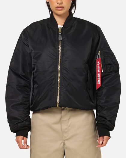 Alpha Industries Alpha MA-1 Flight Jacket Black Culture Kings NZ