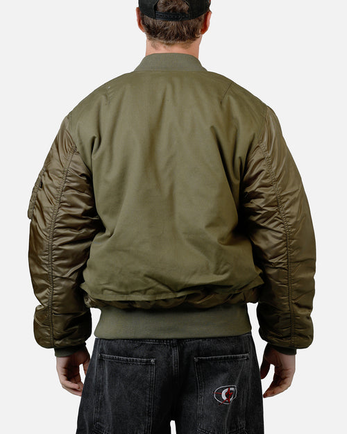 Alpha Industries MA-1 Mixed Cotton Jacket Green