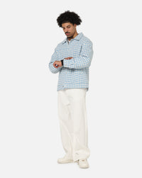 XXIII Waffle Jacket Blue Check