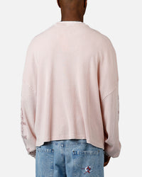 MNML Washed Chopper Thermal Shirt Washed White