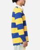 Bleacher Athletic Parramatta Eels NRL Stripe Rugby Polo Shirt Official Team Colour