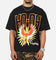 The Pokémon Collection By 73Studio Ho-Oh T-Shirt Black Acidwash