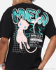 The Pokémon Collection By 73Studio Mew T-Shirt Black Acidwash