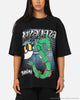 The Pokémon Collection By 73Studio Rayquaza T-Shirt Black Acidwash