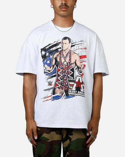 Culture Kings X WWE Kurt Angle Ruthless Aggression Vintage T-Shirt White