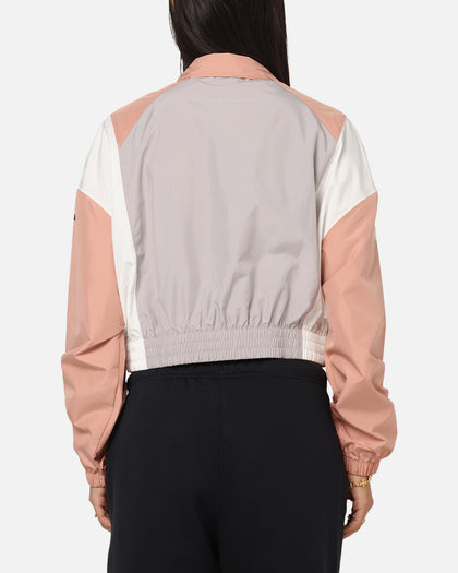 Nike Women's Sportswear Classic Woven Lightweight 1/4-Zip Jacket College Grey/Rose Gold/Sail