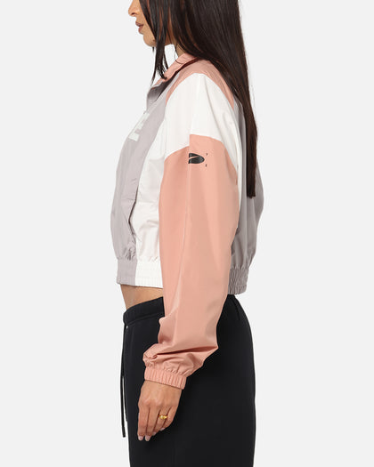 Nike Women's Sportswear Classic Woven Lightweight 1/4-Zip Jacket College Grey/Rose Gold/Sail