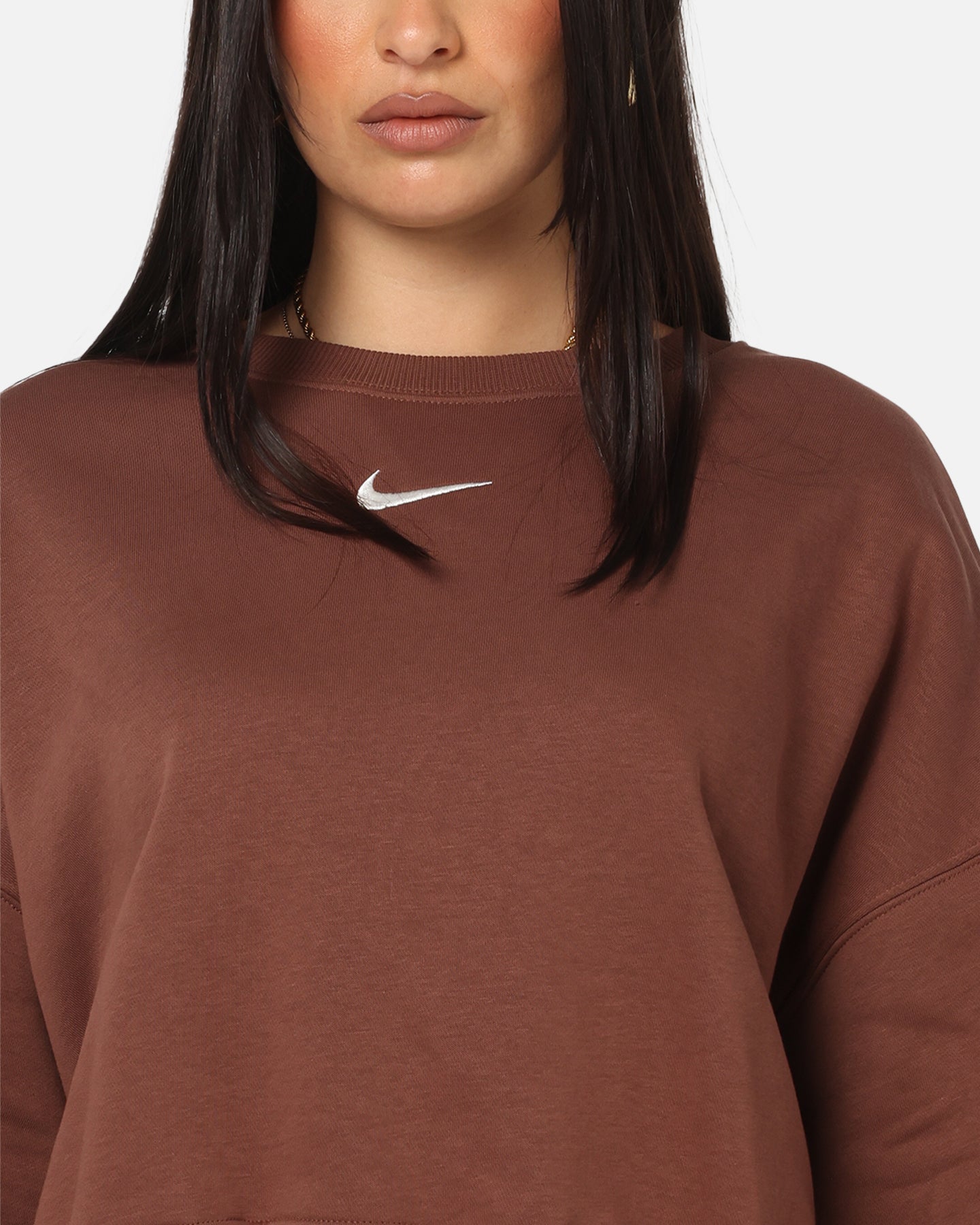 dark brown nike crewneck
