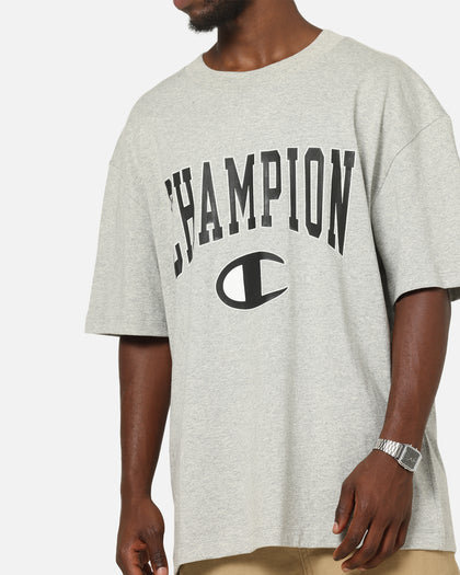 Champion CH Crew Athletic T-Shirt Grey Marle