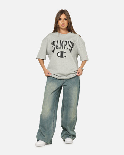 Champion CH Crew Athletic T-Shirt Grey Marle
