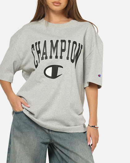 Champion CH Crew Athletic T-Shirt Grey Marle