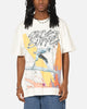 73Studio Marvel Fantastic Four Silver Surfer Heavy T-Shirt Off White