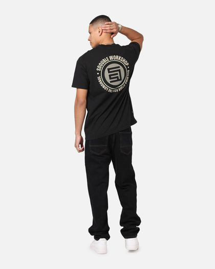 S Double Workshop Dot T-Shirt Black