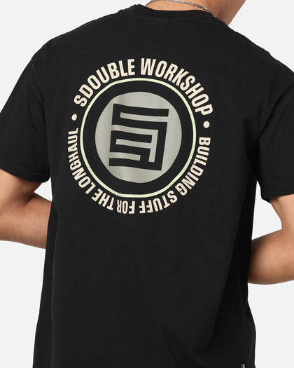 S Double Workshop Dot T-Shirt Black