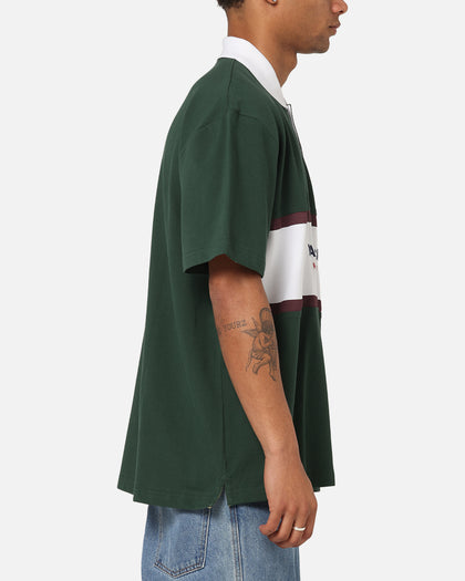 Nautica 83-Flag Block Polo T-Shirt Green/White