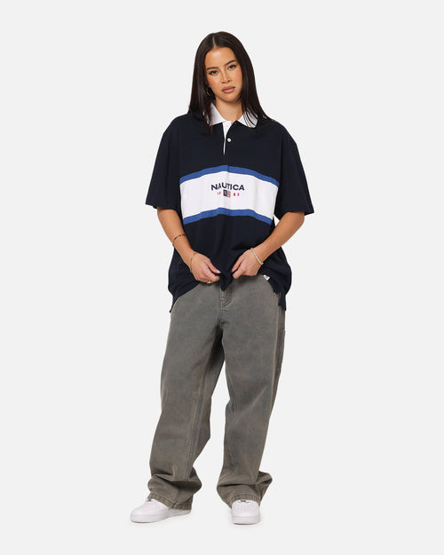 Nautica 83-Flag Block Polo T-Shirt Dark Navy
