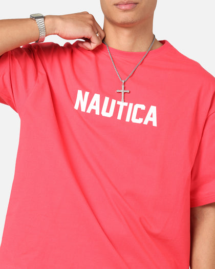Nautica Basic Logo T-Shirt Pink