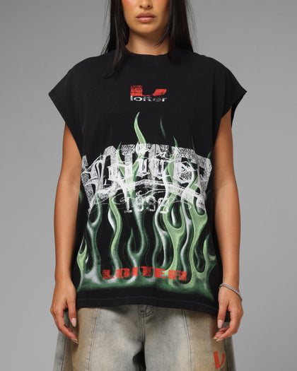 Loiter Inferno Muscle T-Shirt Black
