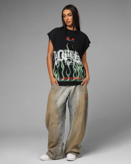 Loiter Inferno Muscle T-Shirt Black