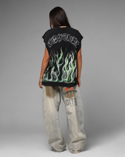 Loiter Inferno Muscle T-Shirt Black