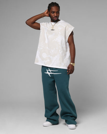 Loiter Sketch Book Muscle T-Shirt White